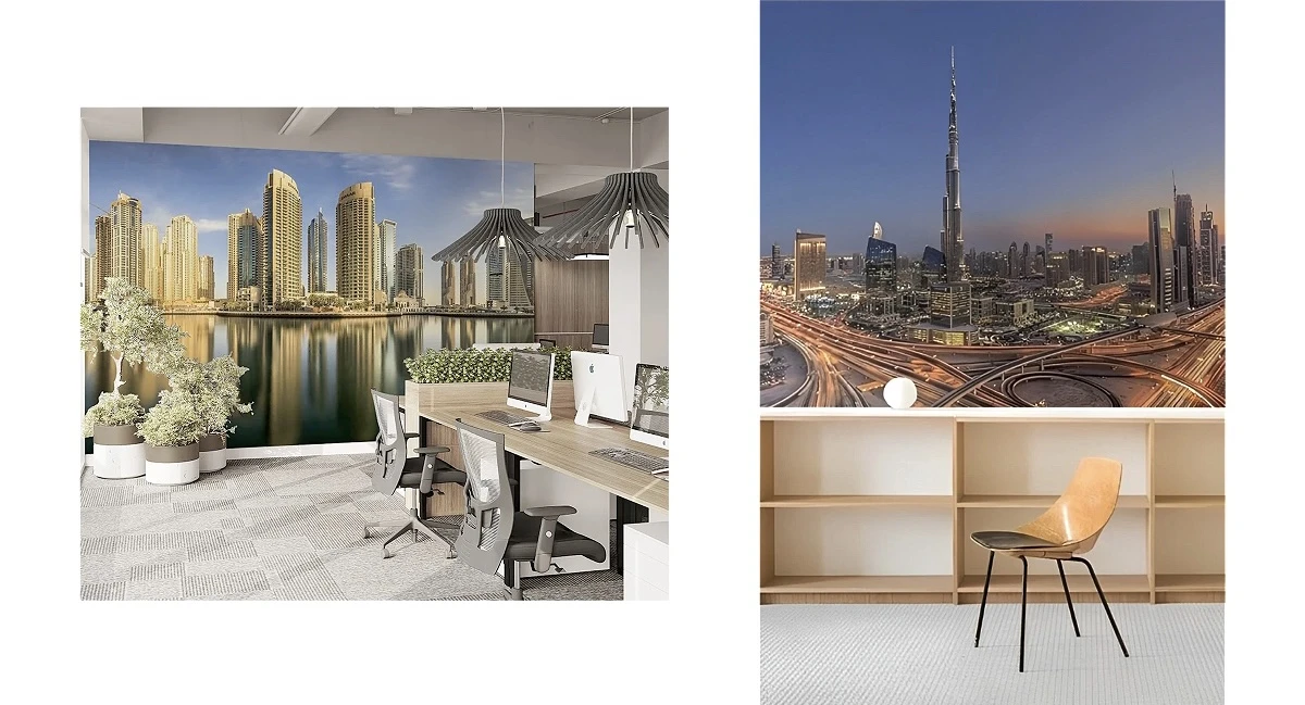 dubai marina city wallpaper